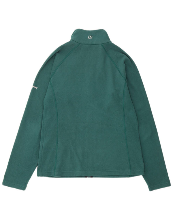 Jaqueta de lã feminina Berghaus UK 12 poliéster verde médio