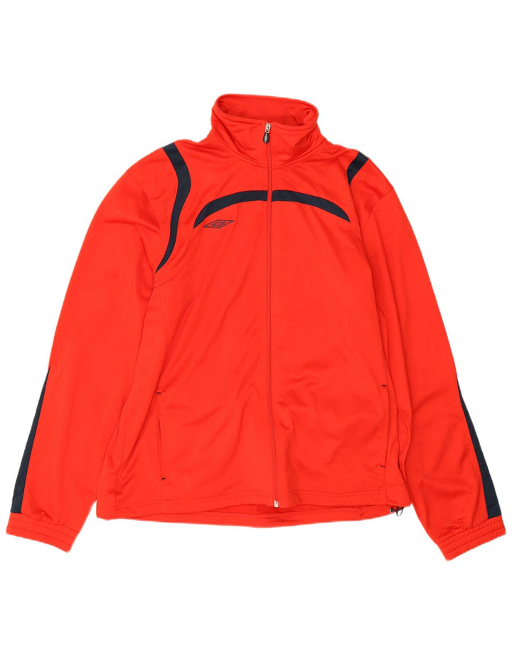Jaqueta de Agasalho Masculina Umbro XL Vermelho Colorblock Poliéster