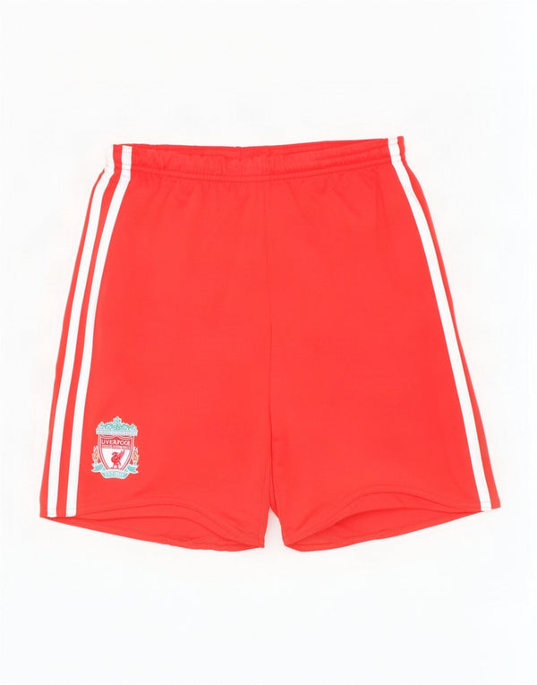 Adidas meninos Liverpool Sport Shorts 12-13 anos poliéster vermelho