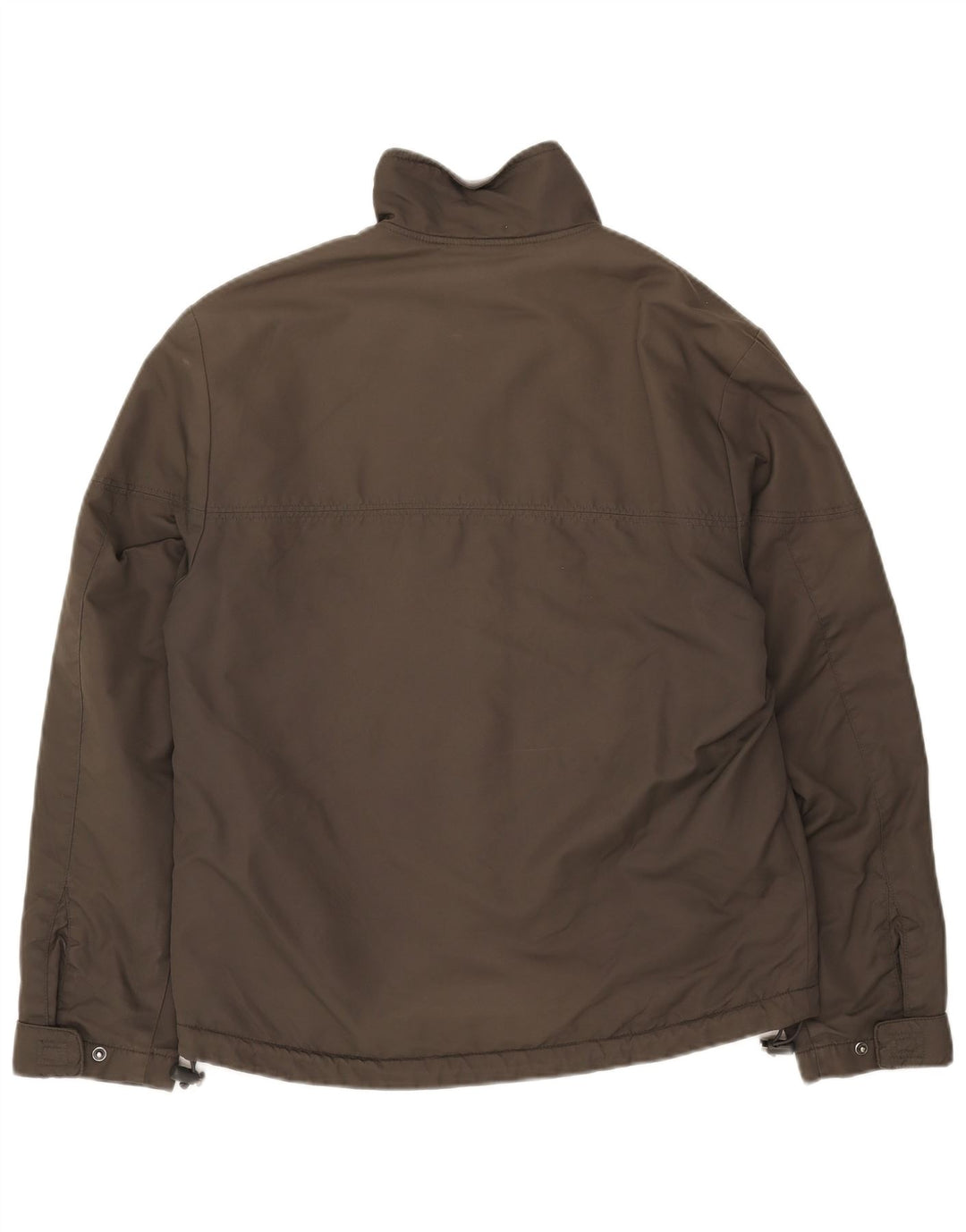 Jaqueta bomber masculina Zara UK 40 grande nylon cáqui