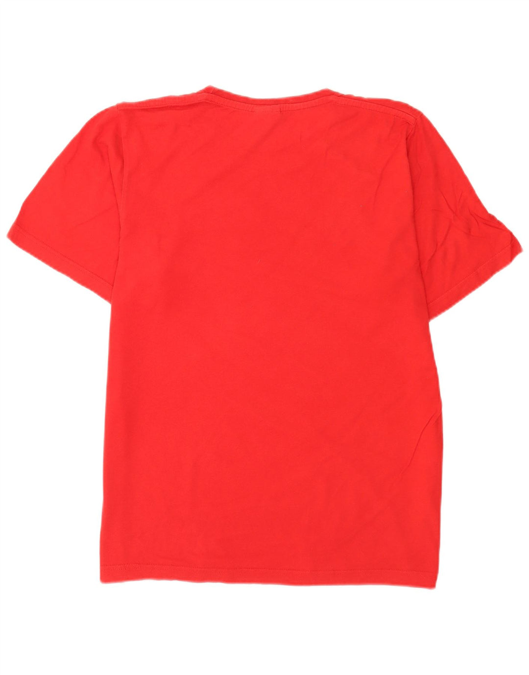 Adidas Mens Graphic T-Shirt Top Médio Algodão Vermelho