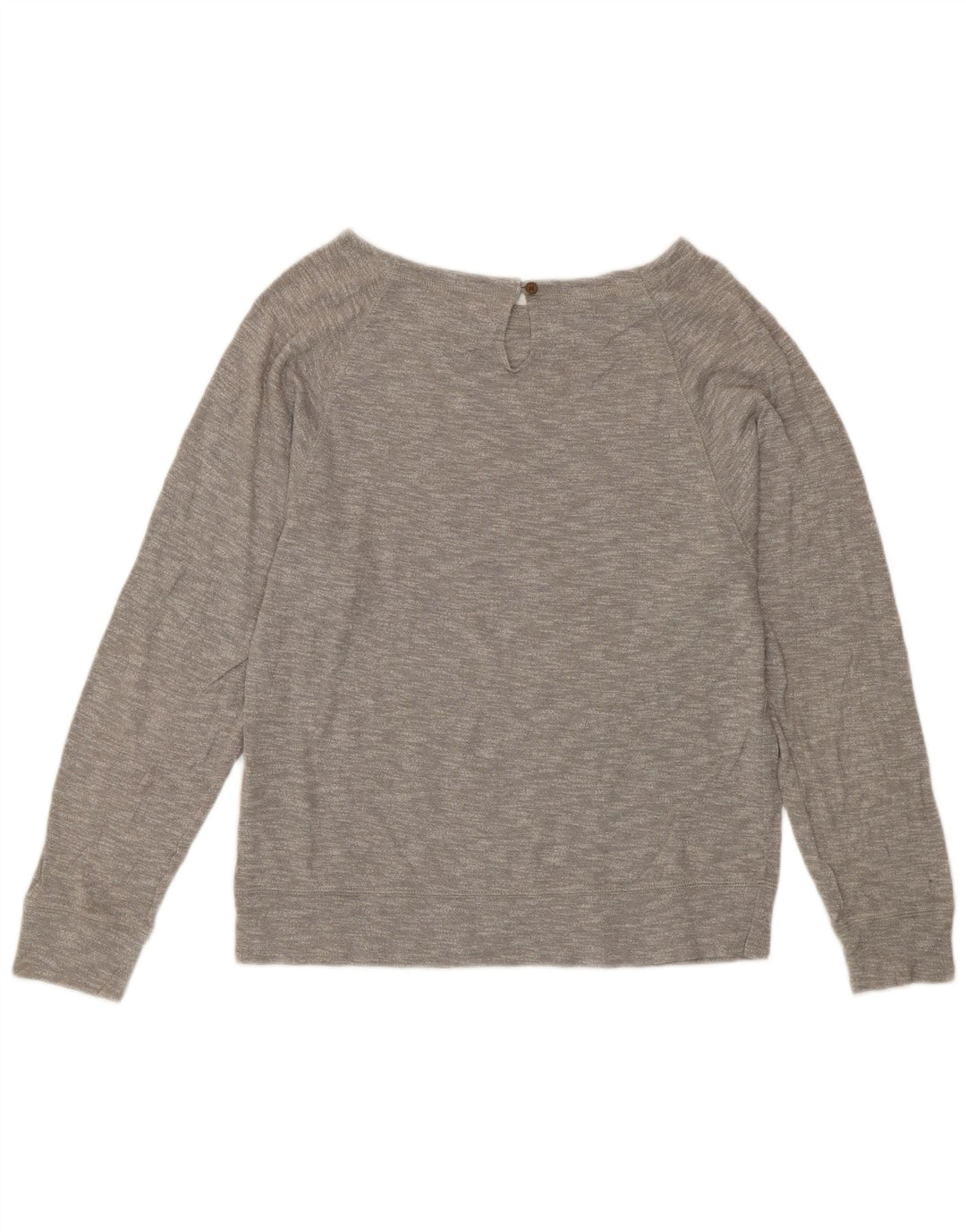 Moletom feminino The North Face UK 14 algodão manchado cinza médio