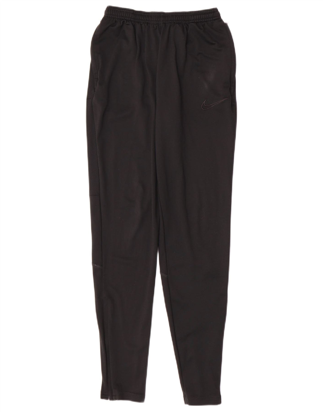 Calça de treino feminina Nike Dri Fit UK 8 pequena preta poliéster