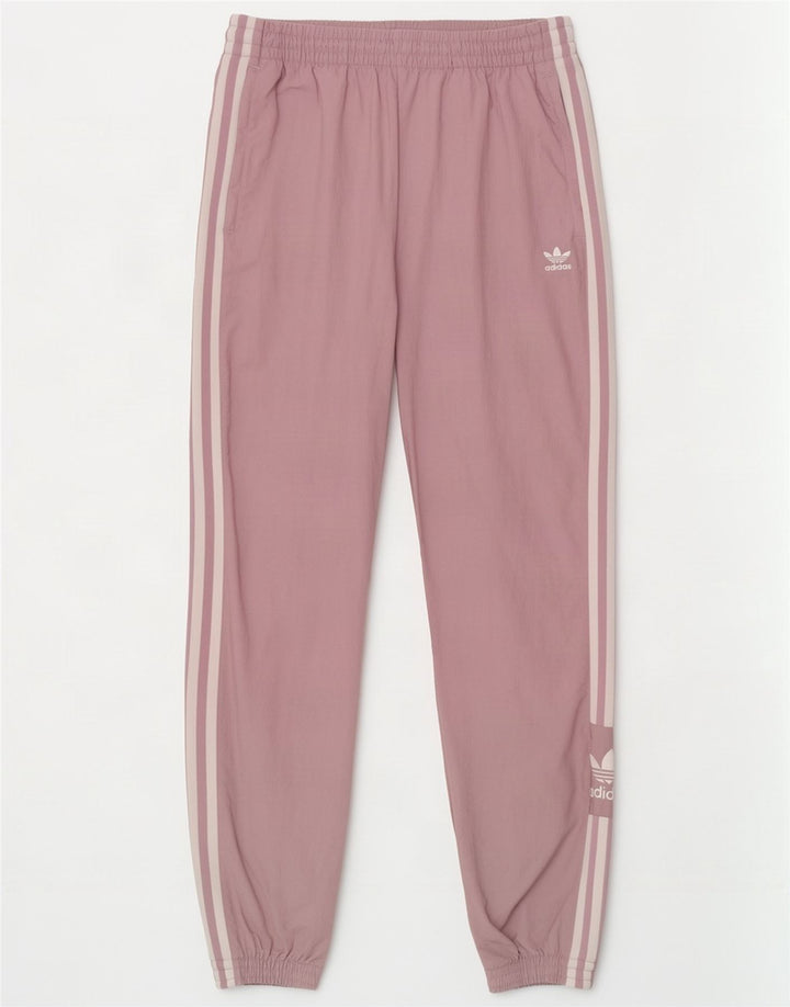 Calça de treino feminina Adidas UK 14 médio roxo nylon