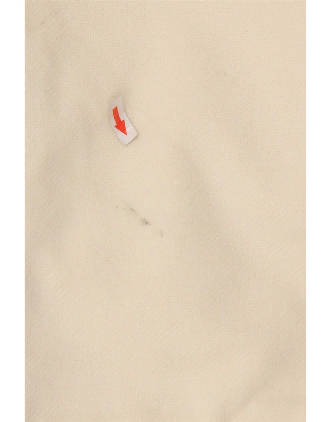 Sobretudo feminino Zara UK 16 grande poliéster branco