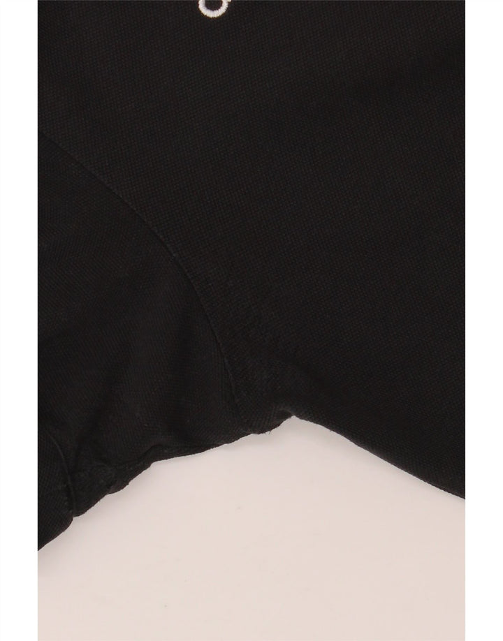 Camisa polo masculina Adidas Climalite grande algodão preto