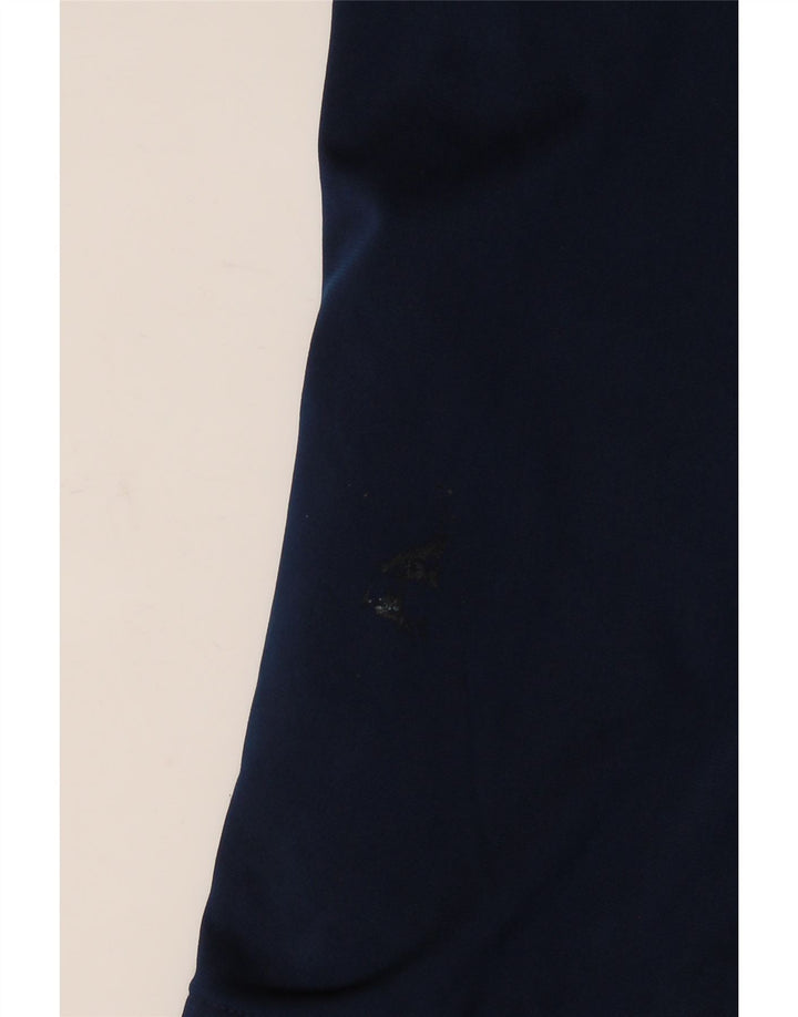 Adidas Mens Tracksuit Top Jacket UK 34/36 Pequeno Azul Marinho Poliéster