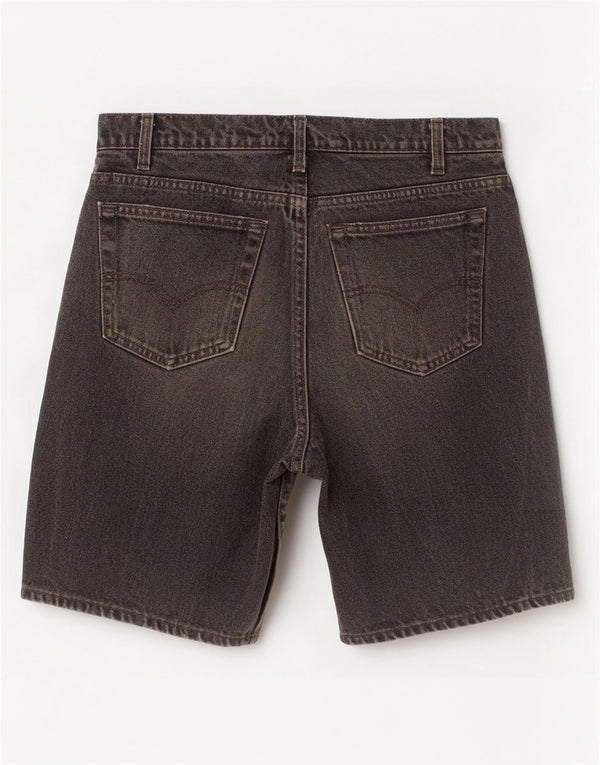 Shorts jeans masculino 550 relaxado Levi's W34 grande algodão cinza