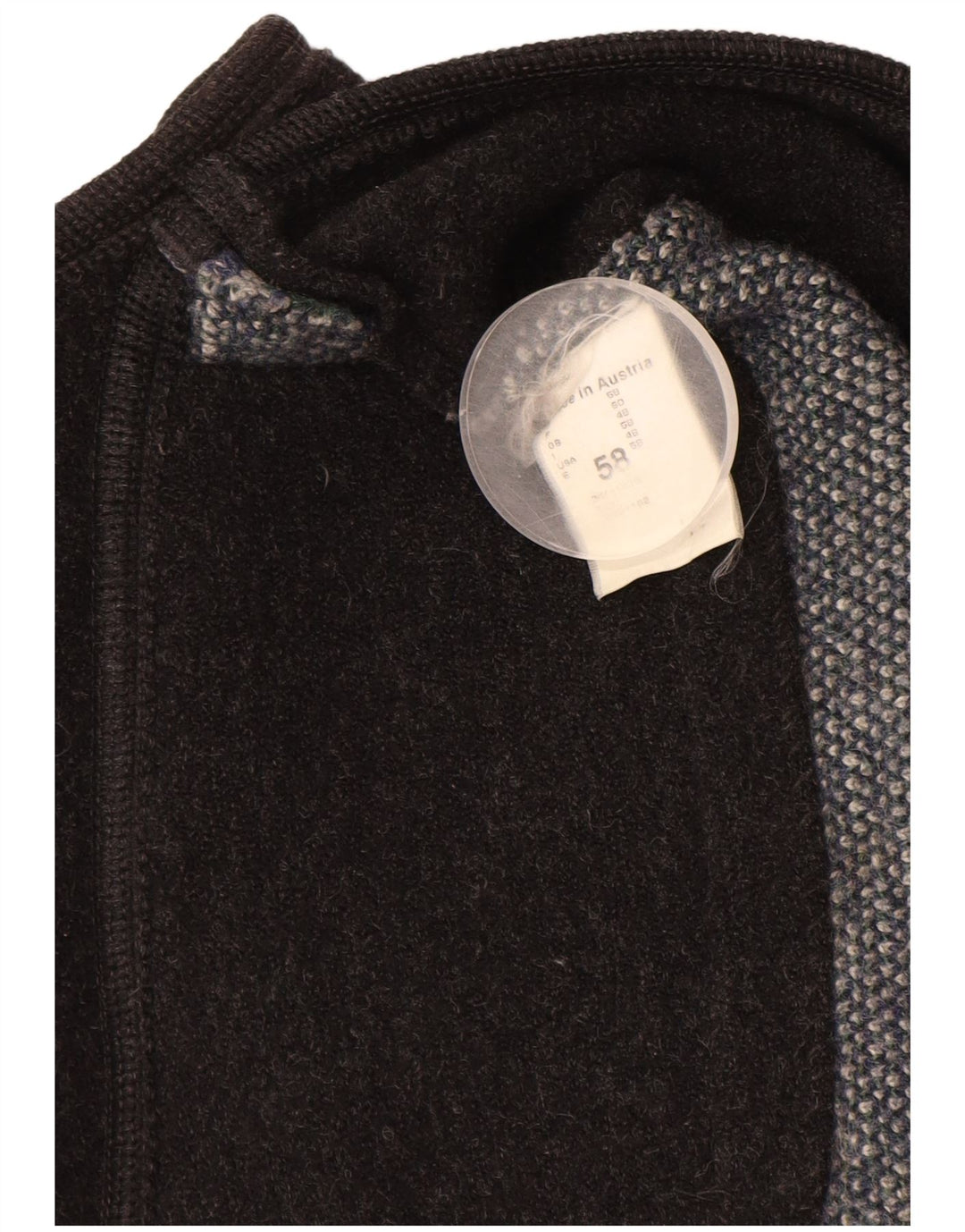 Colete masculino GIESSWEIN UK 48 Lã geométrica multicolorida média