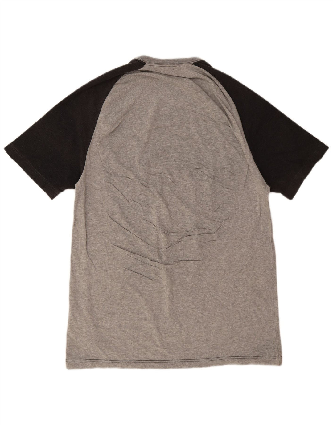 Camiseta gráfica masculina Nike grande algodão colorblock cinza