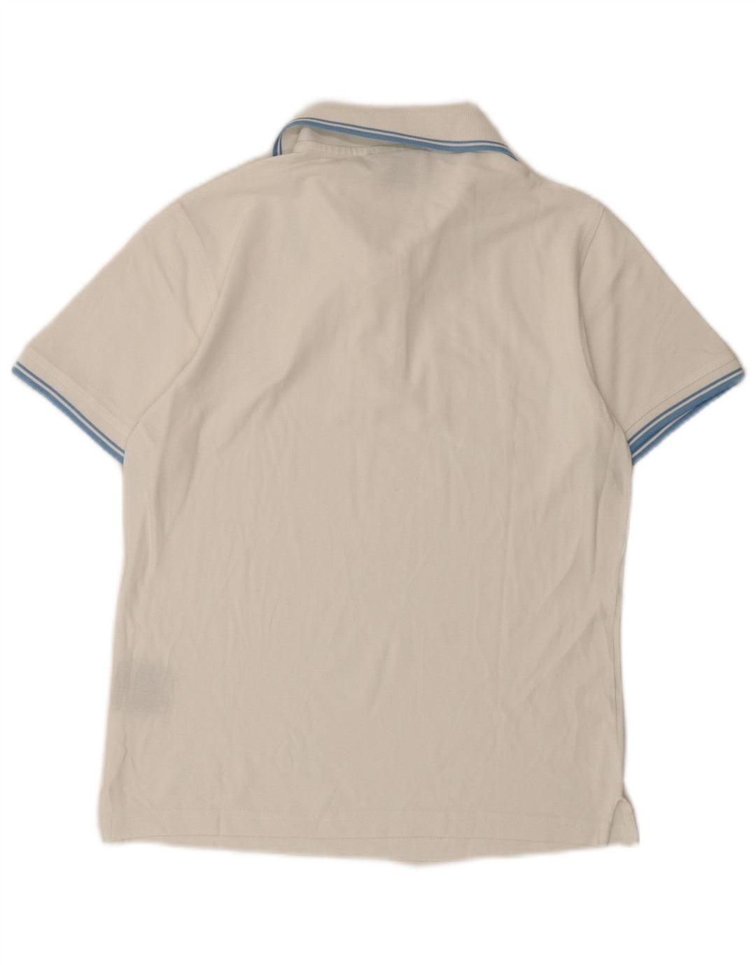 Camisa polo masculina Diadora pequena algodão branco