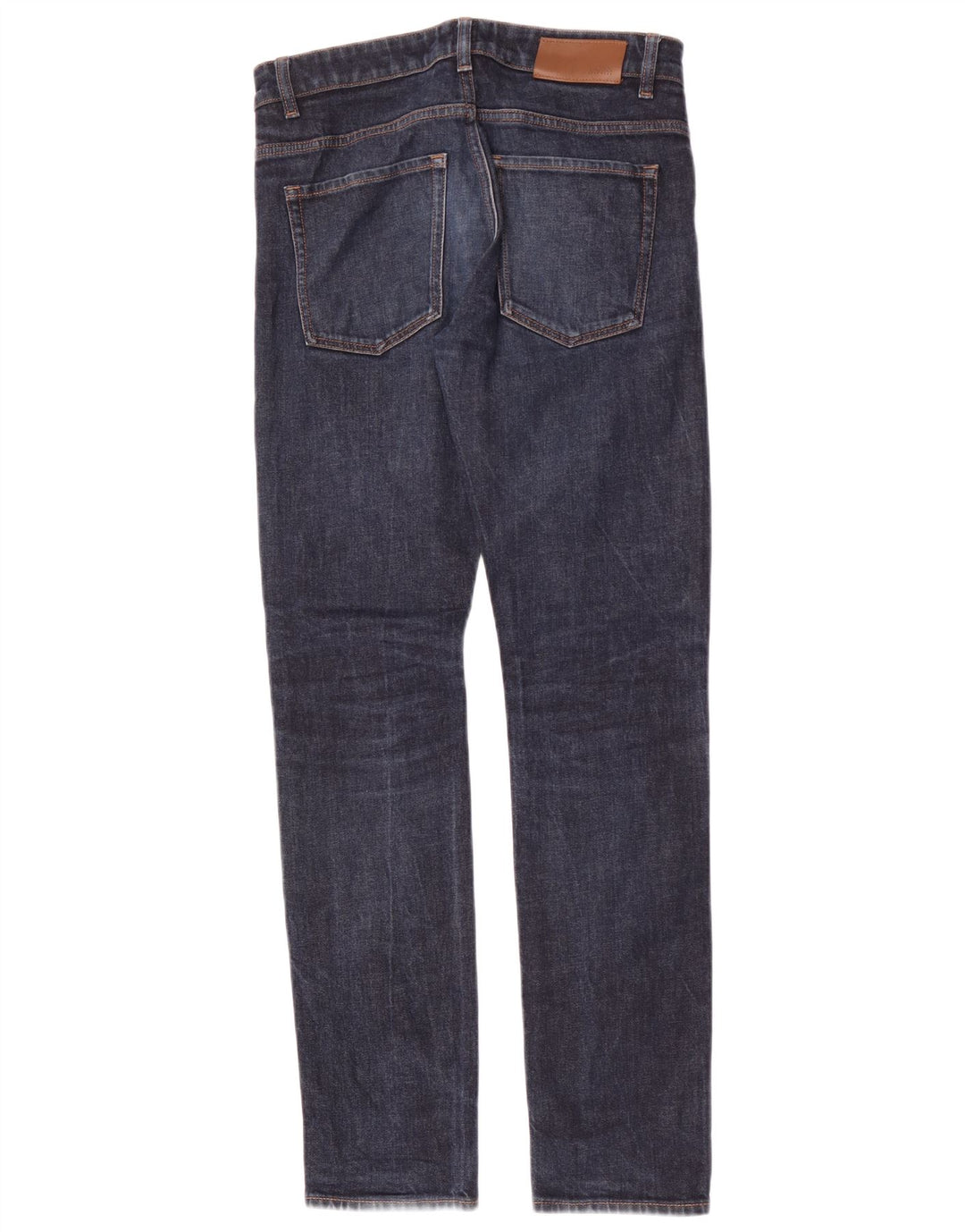 Hugo Boss Masculino Stretch Slim Jeans W30 L32 Azul Algodão