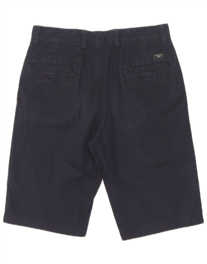 Dockers Mens Slim Fit Chino Shorts W30 Médio Azul Marinho