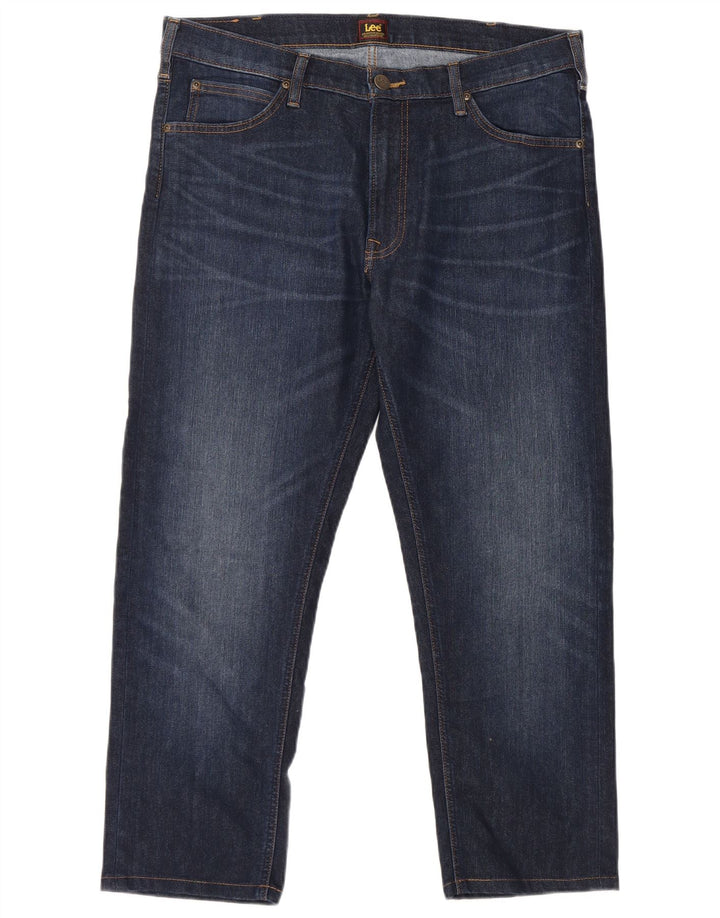 Lee Mens Daren Zip Fly Calça Jeans W36 L25 Azul Algodão