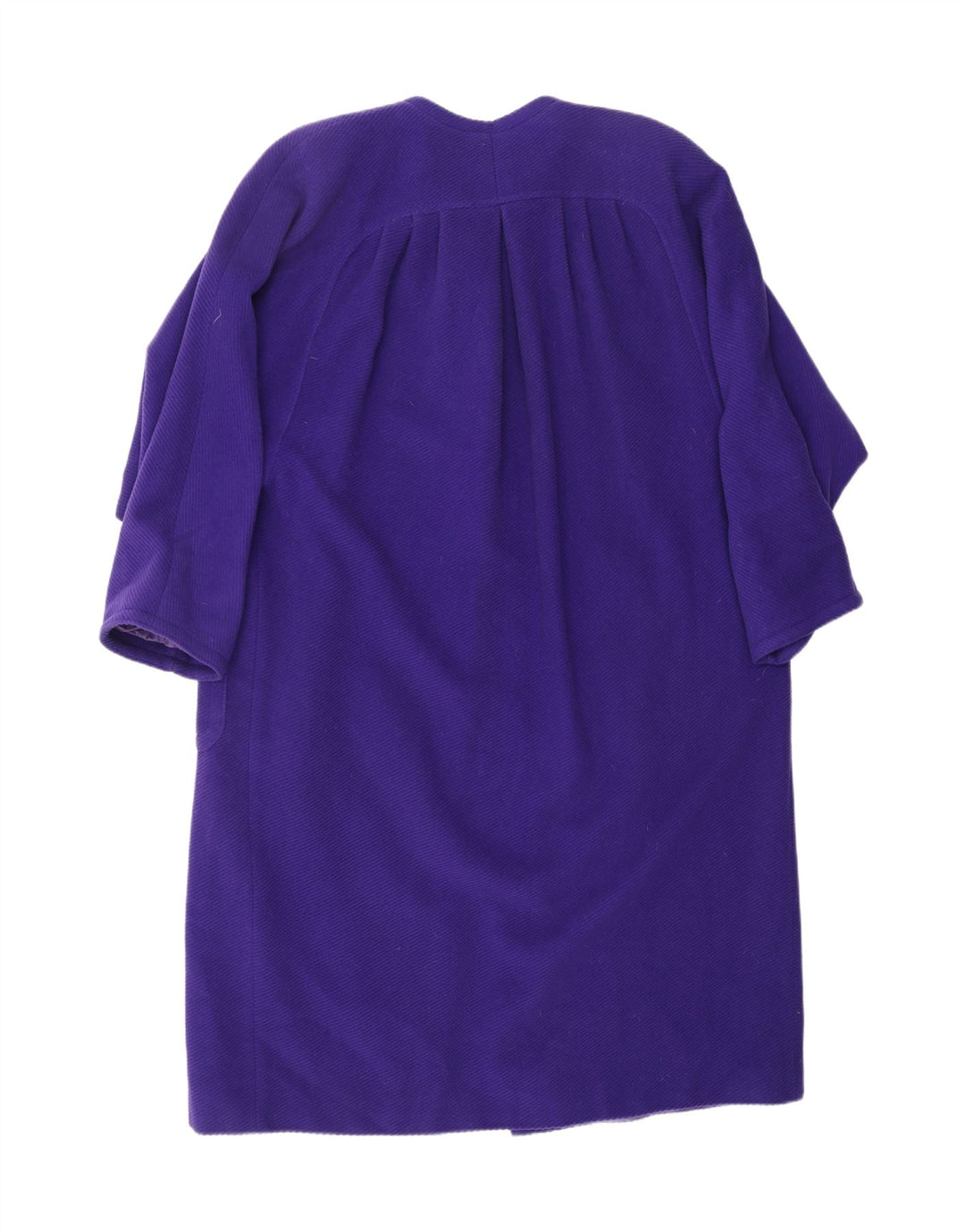 Sobretudo feminino Miss V VALENTINO UK 20 2XL roxo lã clássico