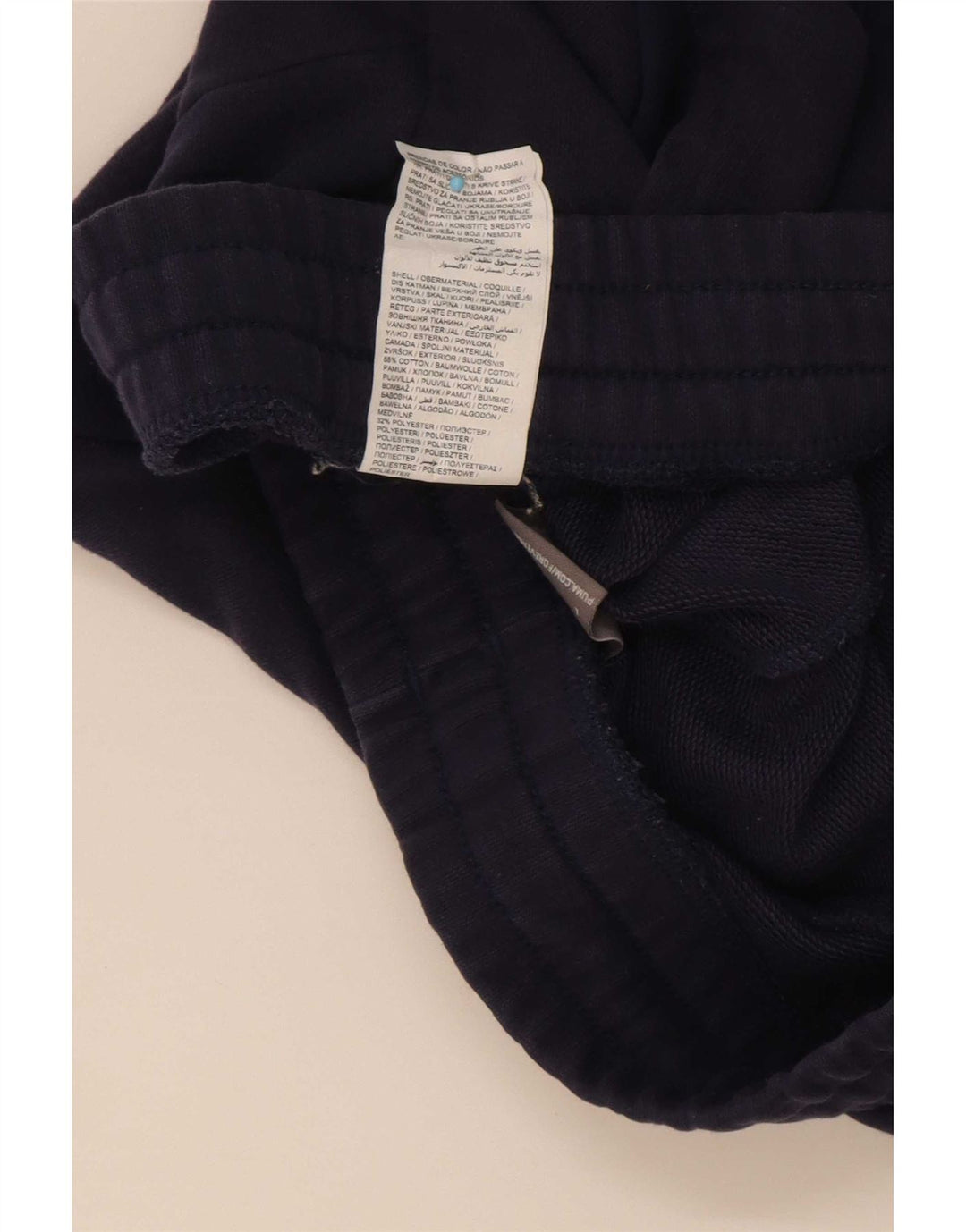 Shorts esportivos masculinos Puma grandes algodão azul marinho