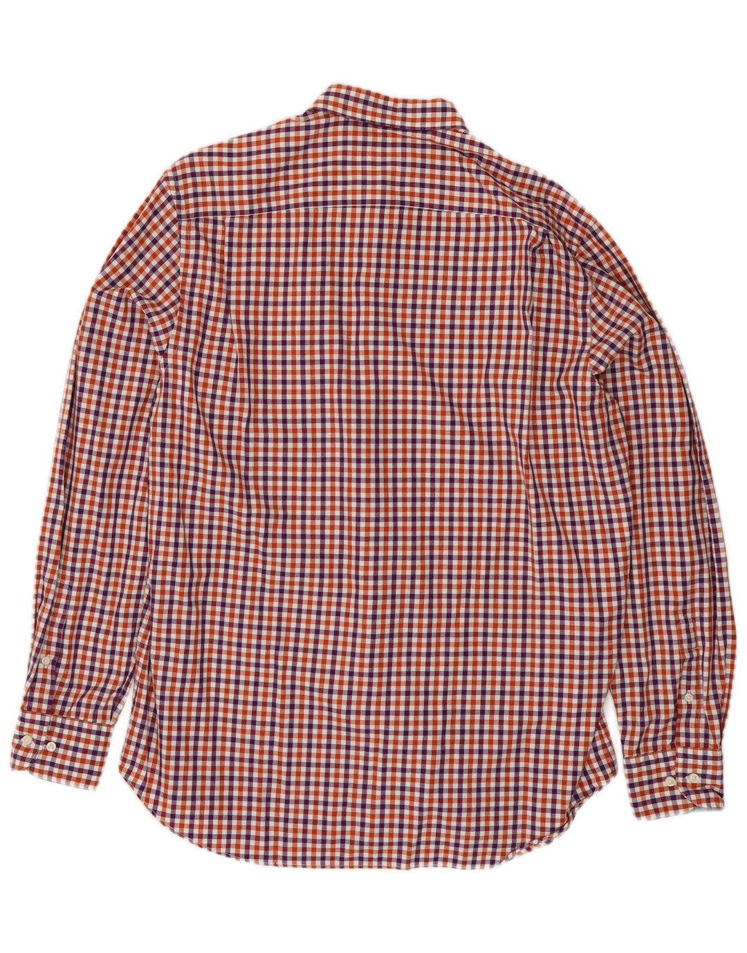 Camisa masculina de flanela de ajuste regular MASSIMO DUTTI grande xadrez multicolorida