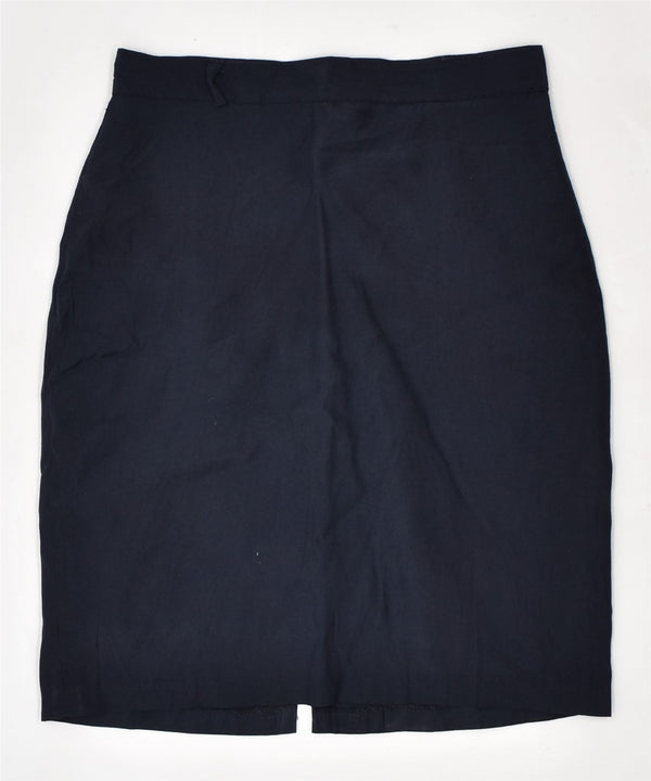 COCK FASHION Saia lápis feminina de cintura alta IT 44 Médio W27 Azul marinho