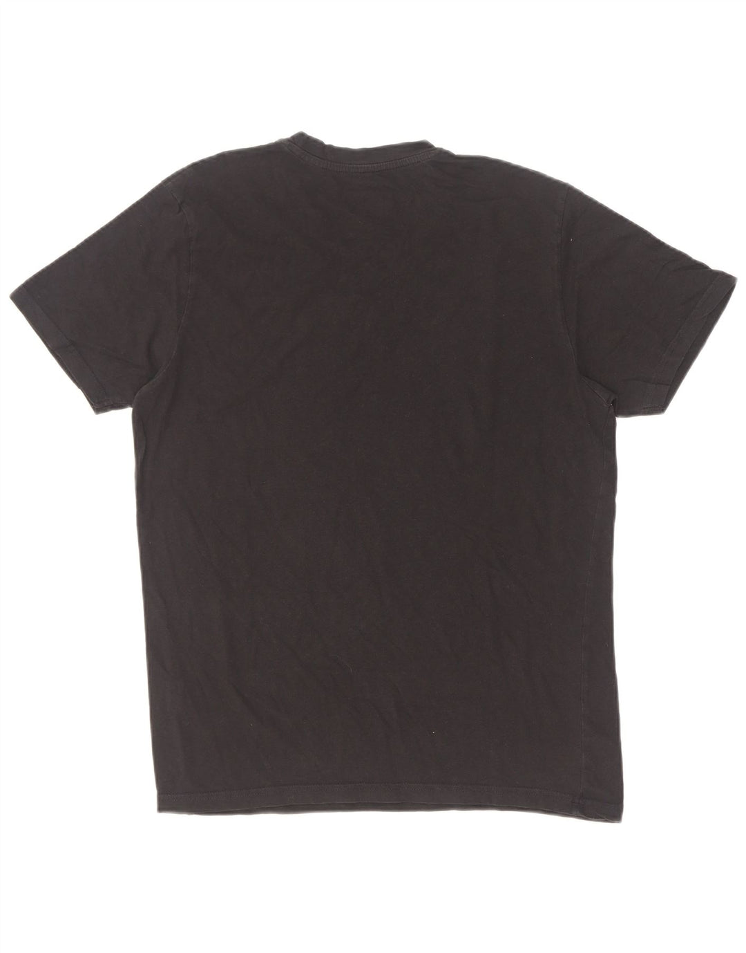 Camiseta gráfica masculina Kappa Top médio algodão preto