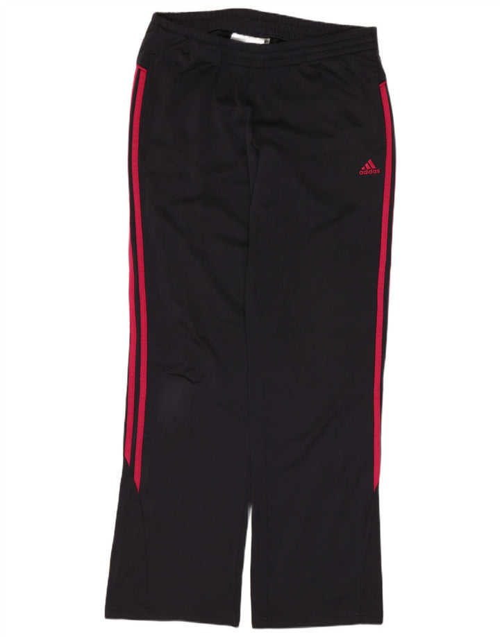 Calça de treino feminina ADIDAS UK 8/10 pequena cinza poliéster