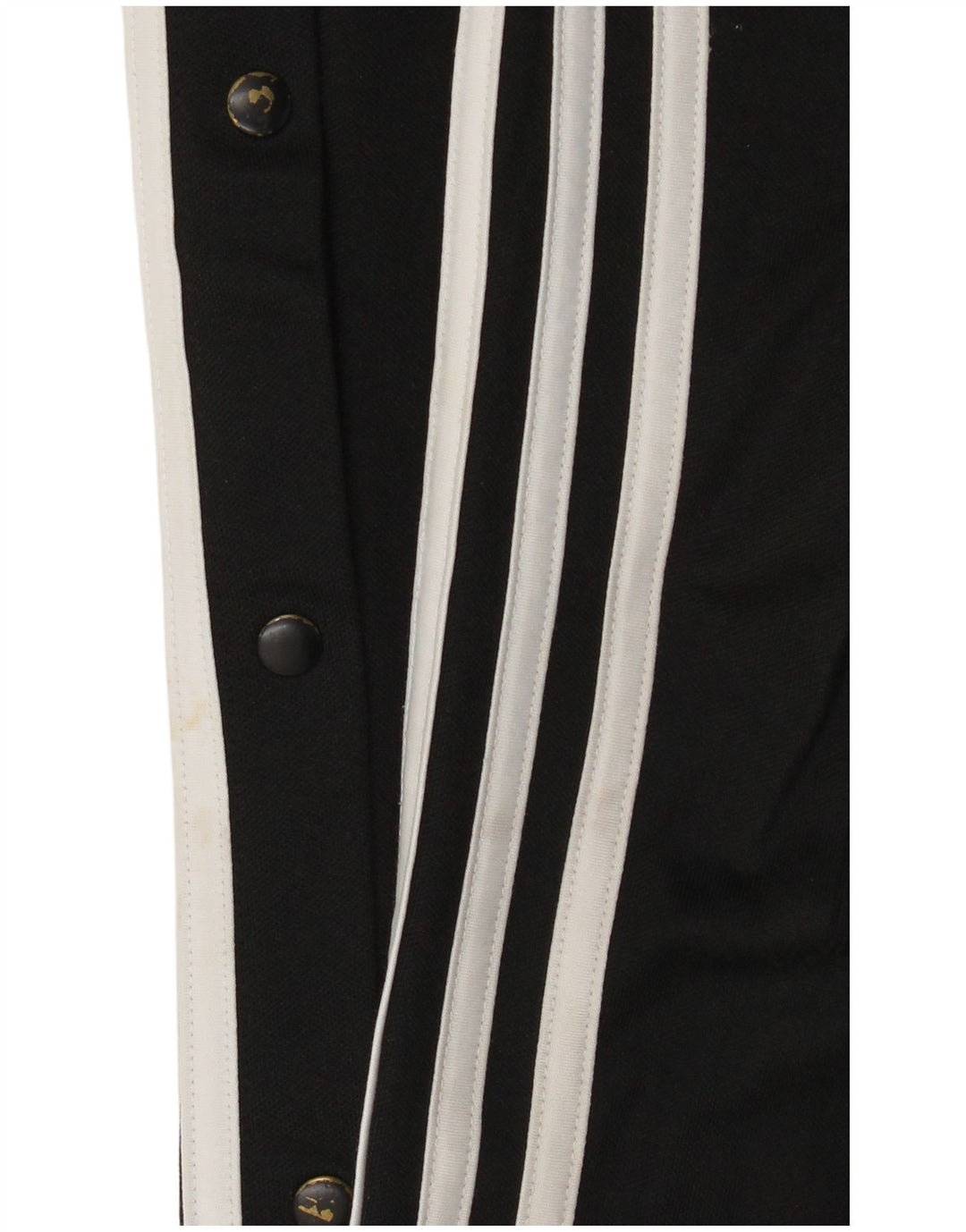 Calça de treino feminina ADIDAS UK 8/10 pequena preta poliéster