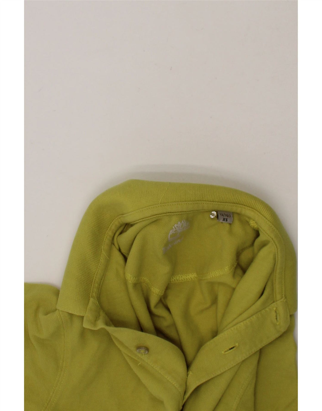 TIMBERLAND Boys Polo Shirt 11-12 Years XS Green Cotton Vintage Timberland and Second-Hand Timberland from Messina Hembry 