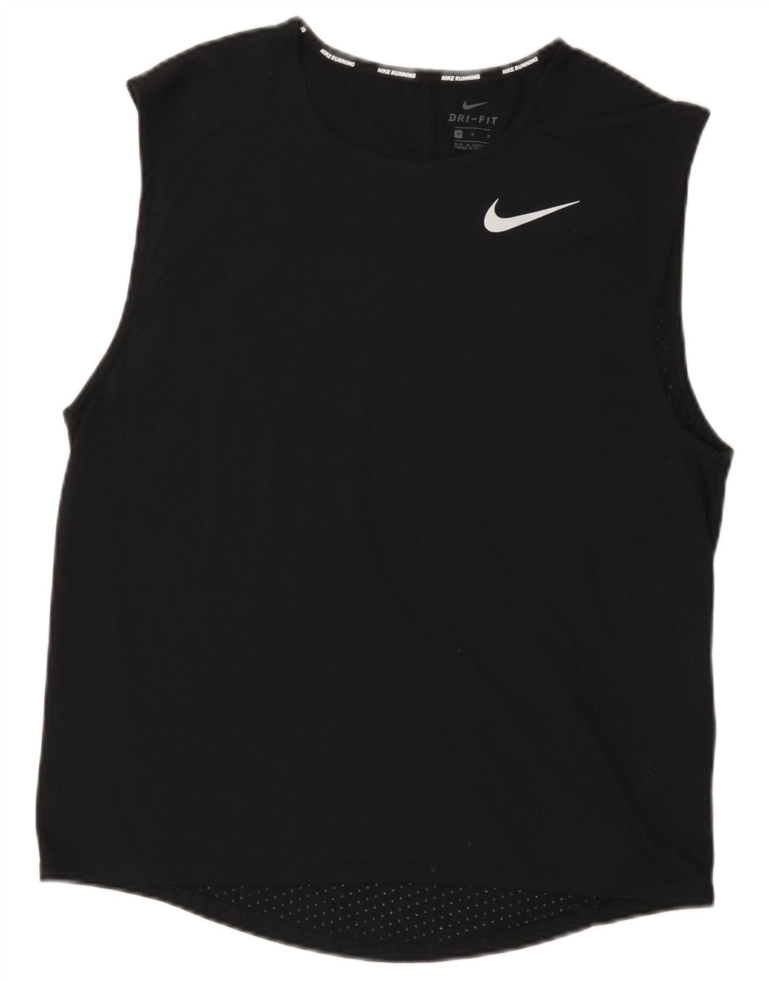 Colete Nike Masculino Dri Fit Top Médio Poliéster Preto