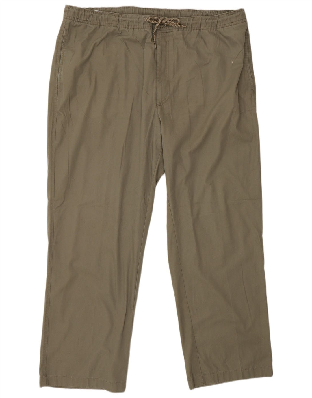 Calça Chino Masculina Farah Classic Fit W42 L29 Poliéster Cáqui