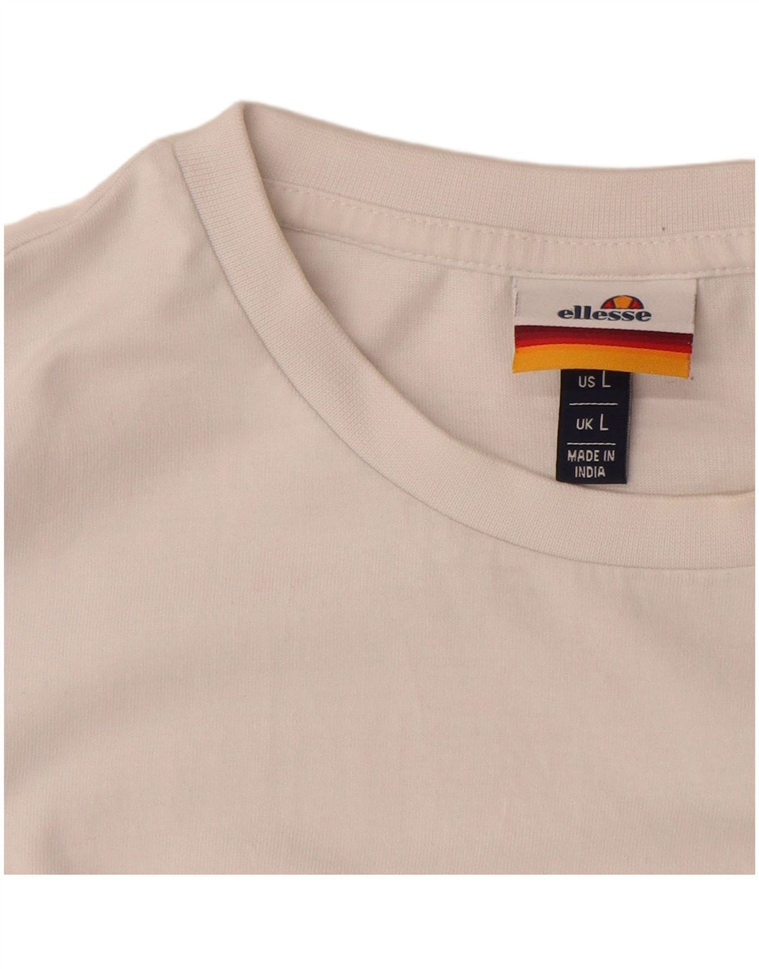 Camiseta masculina gráfica ELLESSE grande branca