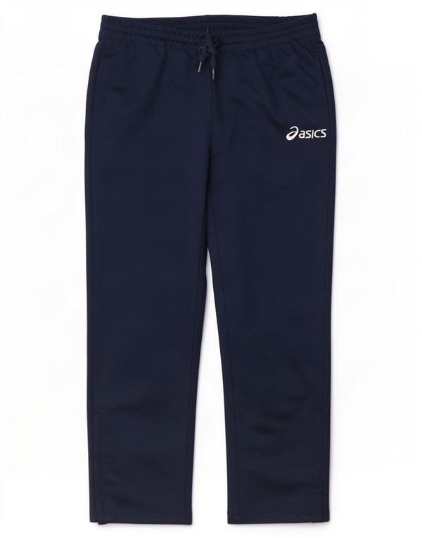 Calças de treino Asics Boys 11-12 anos azul marinho poliéster