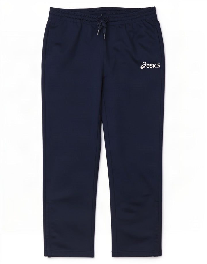 Calças de treino Asics Boys 11-12 anos azul marinho poliéster