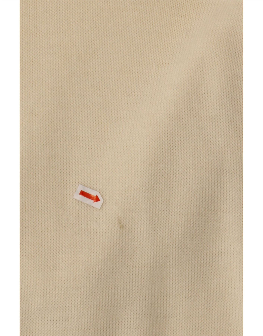 Suéter feminino BODE com gola polo e palangre UK 16 grande off white
