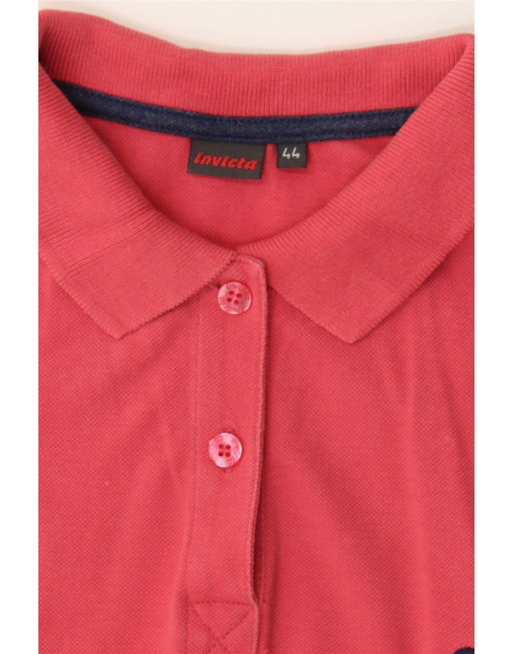 INVICTA Womens Sleeveless Polo Dress IT 44 Small Pink Cotton Vintage Invicta and Second-Hand Invicta from Messina Hembry 