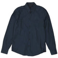 Camisa masculina Trussardi tamanho 41 azul marinho médio