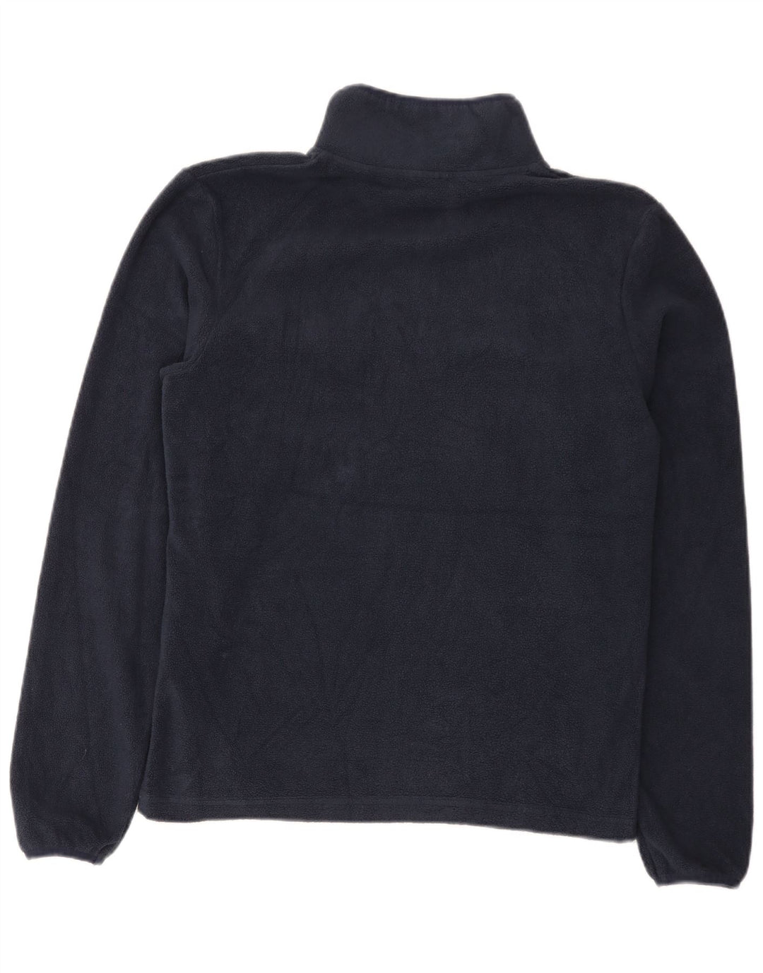Suéter masculino de lã Jack & Jones com zíper e gola pequena azul marinho poliéster