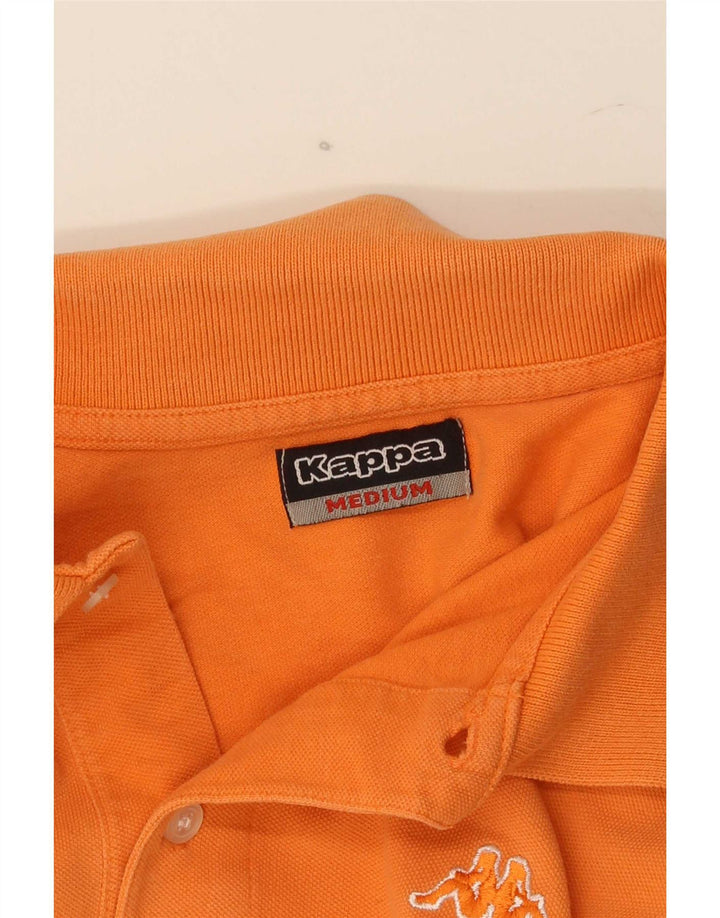 Camisa polo masculina Kappa médio algodão laranja
