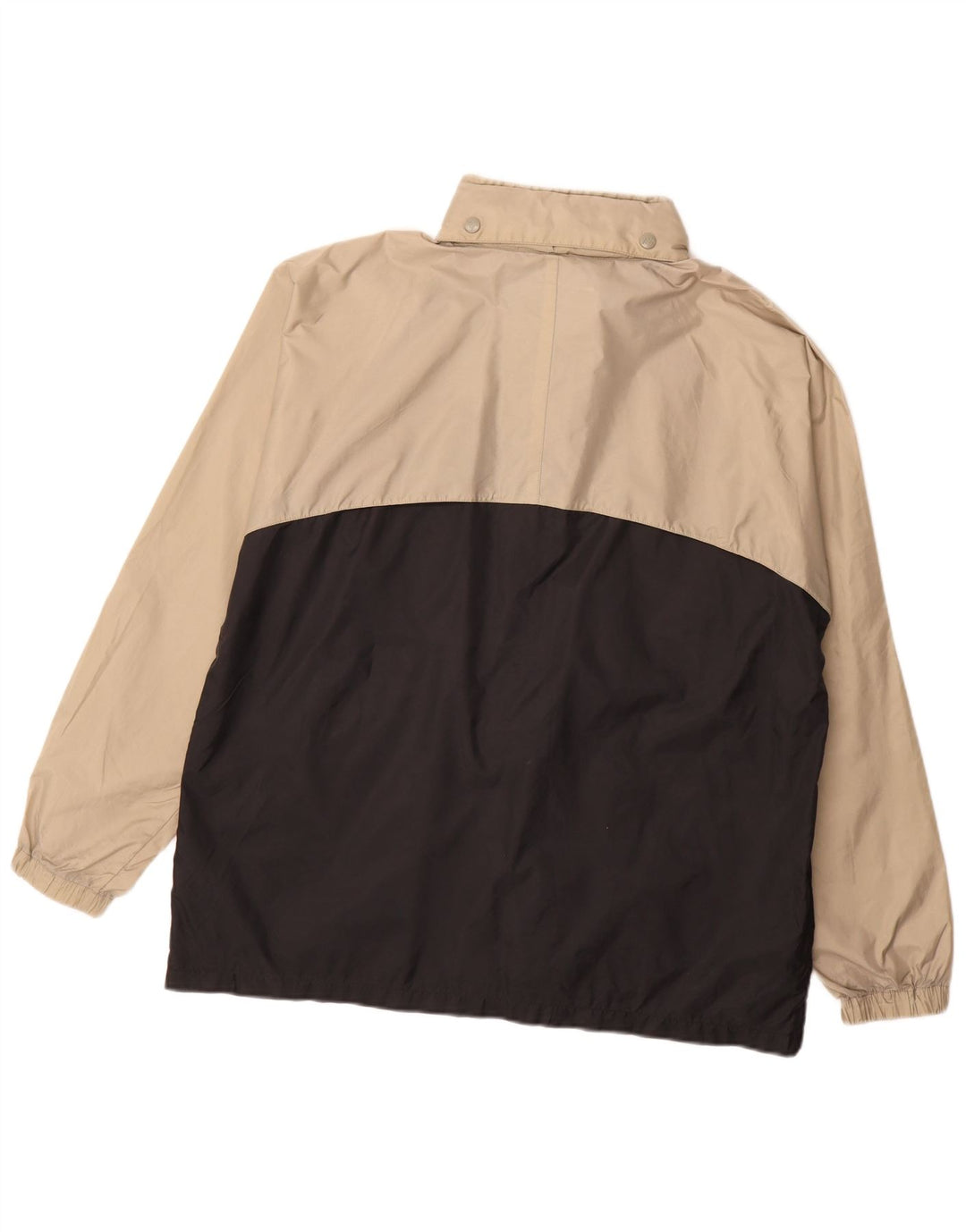 Jaqueta masculina Kappa Zip Rain UK 38 Medium Beige Colourblock Nylon