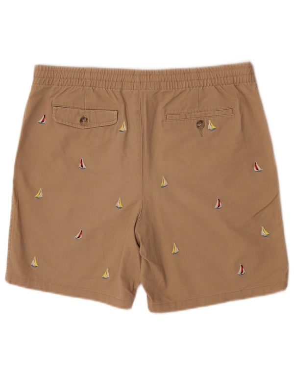 Polo Ralph Lauren Meninos Shorts Chino com Padrão Abstrato 15-16 Anos W30 Bege