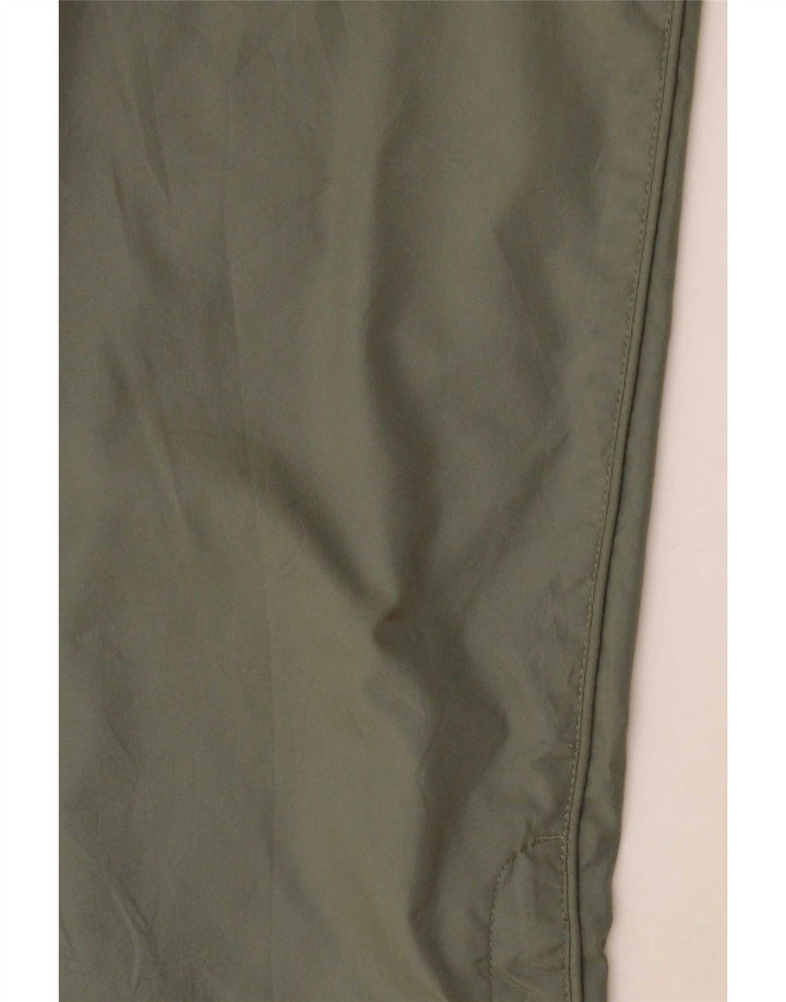 Calça de treino masculina Izod grande poliéster cáqui