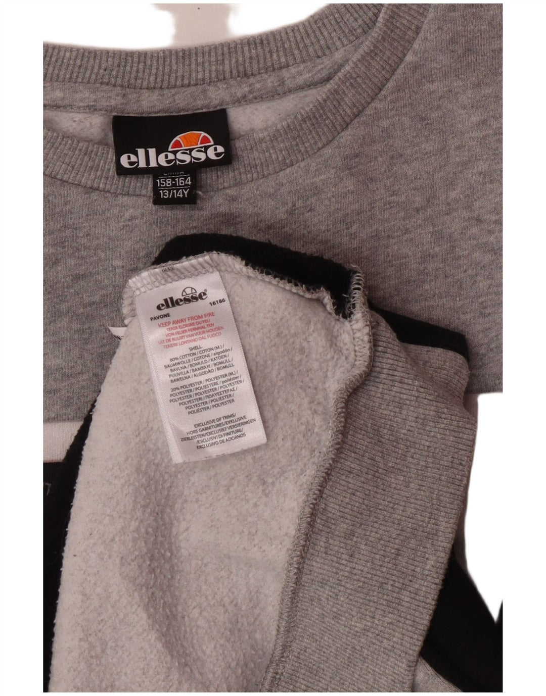 Ellesse Meninos Moletom Gráfico Jumper 13-14 Anos Multicolorido