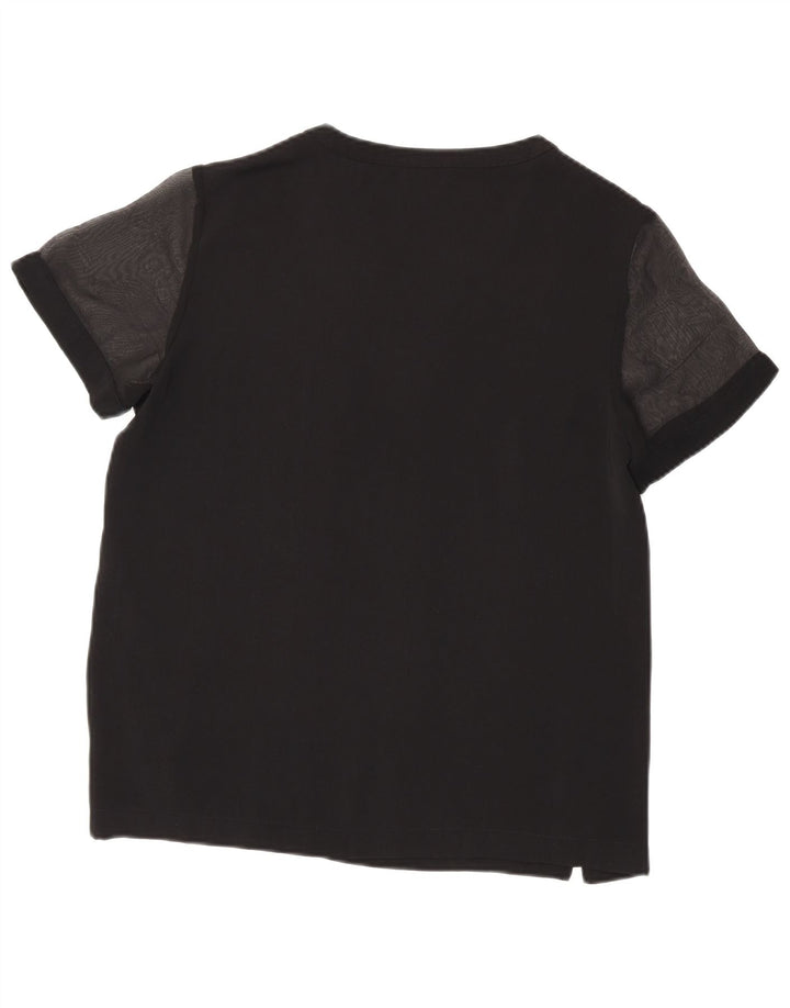 Blusa feminina Calvin Klein UK 14 poliéster colorblock preto médio