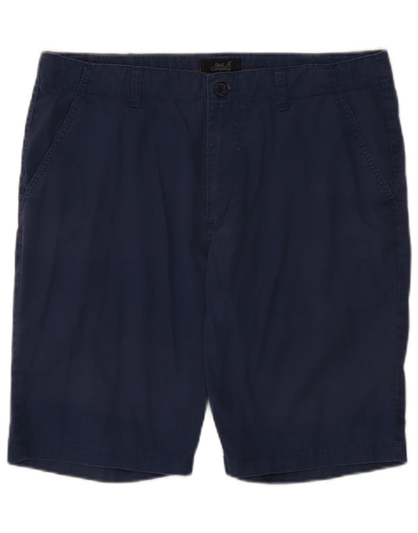 Shorts Chino Masculino Best Company IT 50 Grande W34 Azul Marinho Algodão