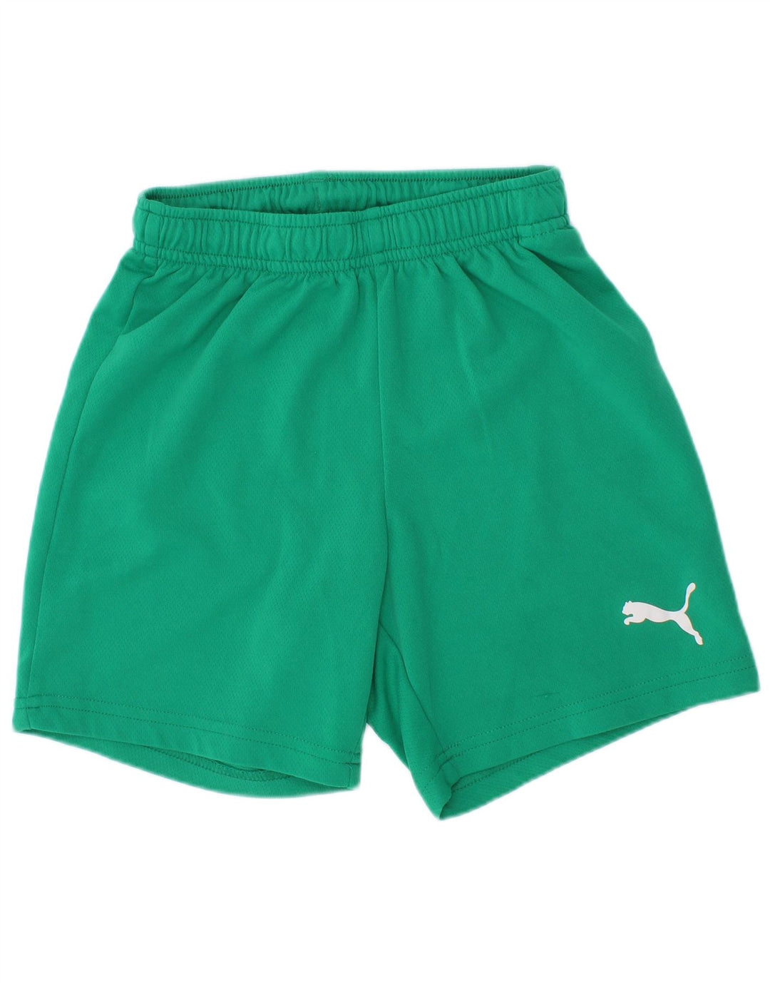 Shorts esportivos Puma meninos 7-8 anos verde poliéster