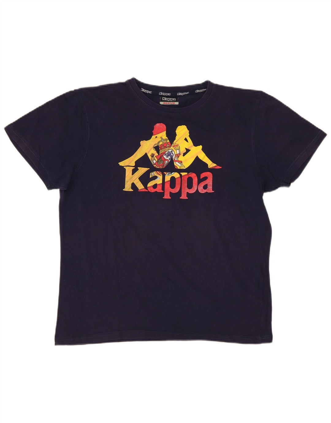 Camiseta gráfica feminina Kappa UK 14 médio azul marinho