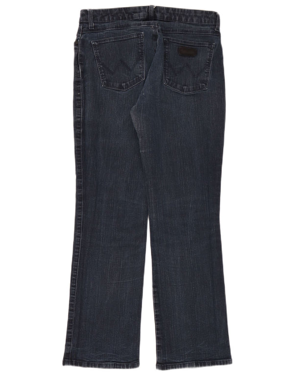 Wrangler feminino TIna Bootcut jeans W31 L30 azul algodão
