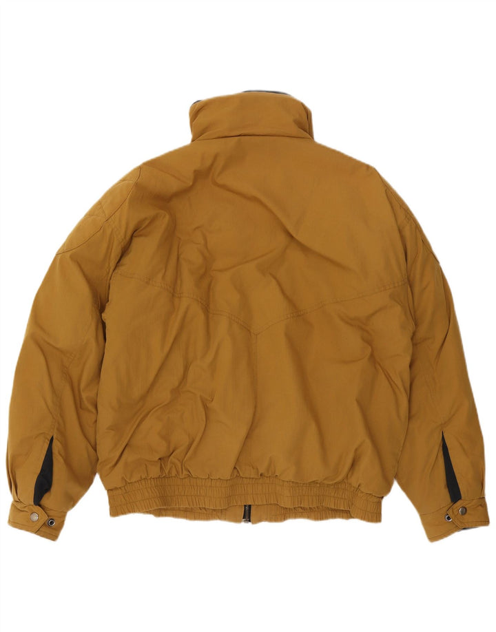 Jaqueta bomber acolchoada masculina vintage IT 48 marrom médio