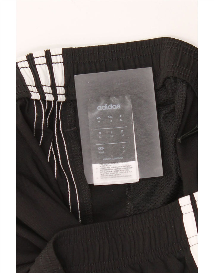 Shorts esportivos masculinos Adidas médio preto poliéster