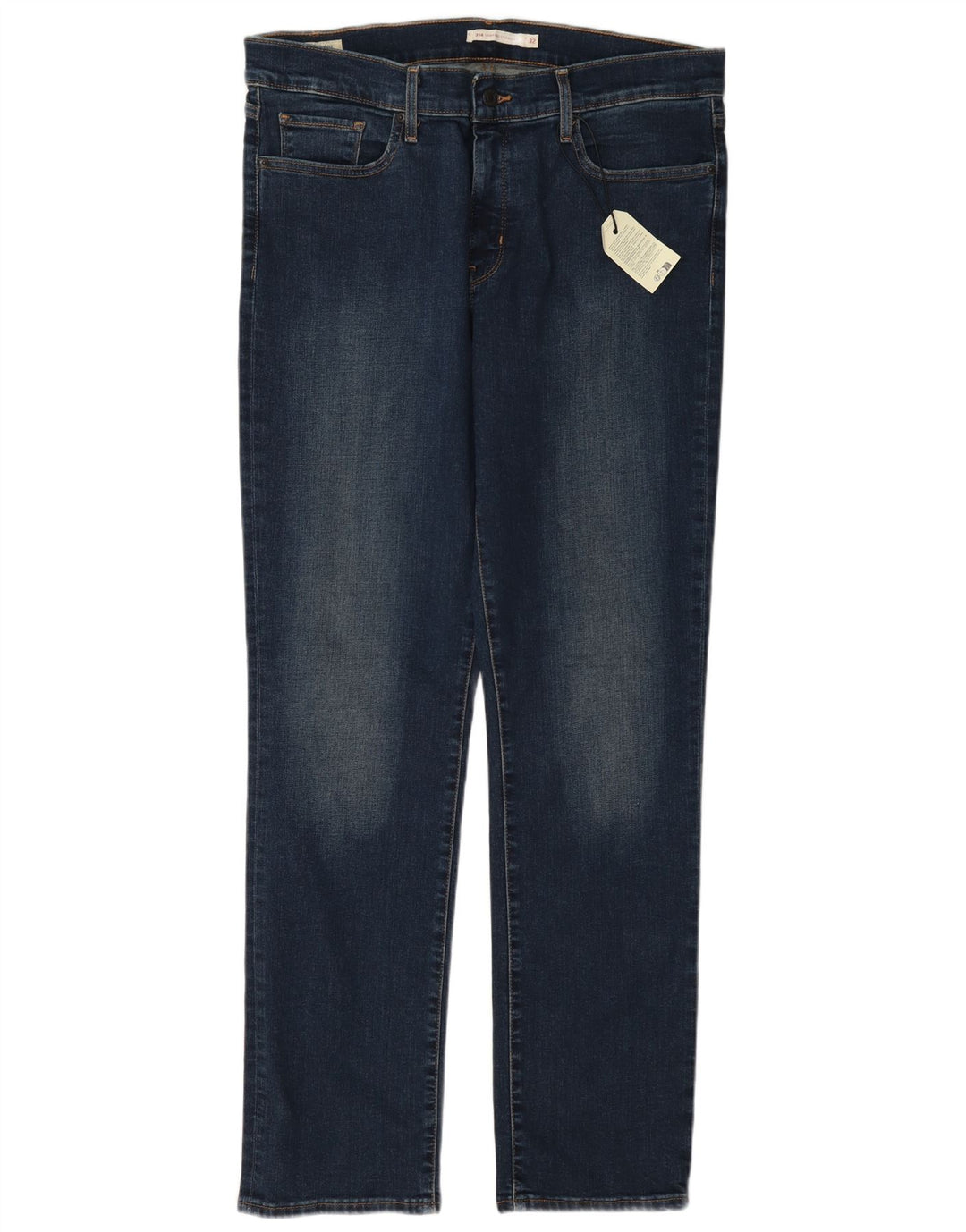 Calça jeans feminina Levi's 314 Shaping Straight W32 L32 azul marinho algodão