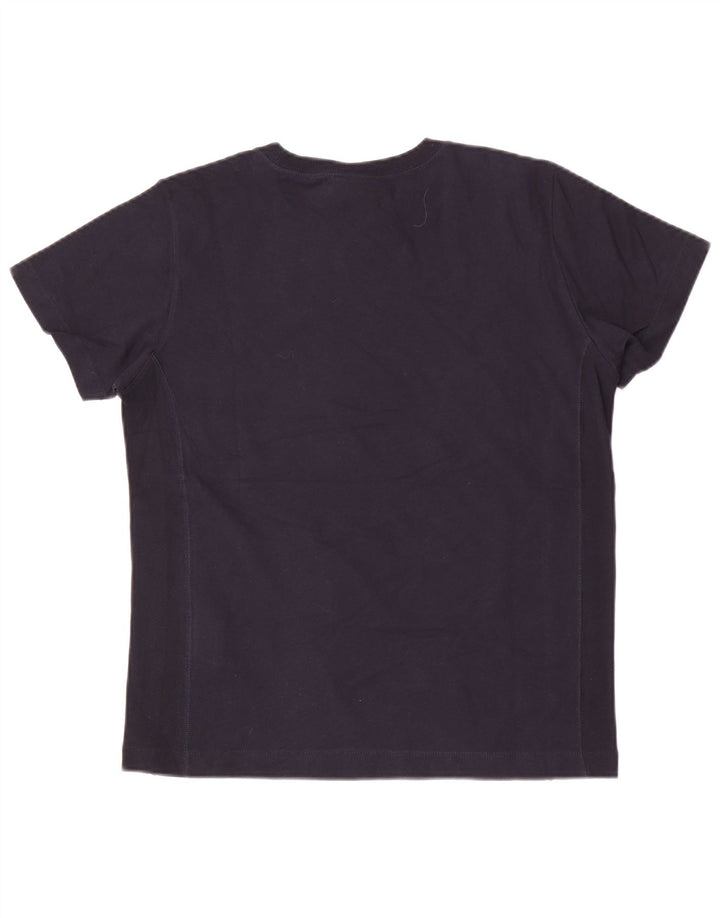 Camiseta masculina Champion pequena algodão azul marinho