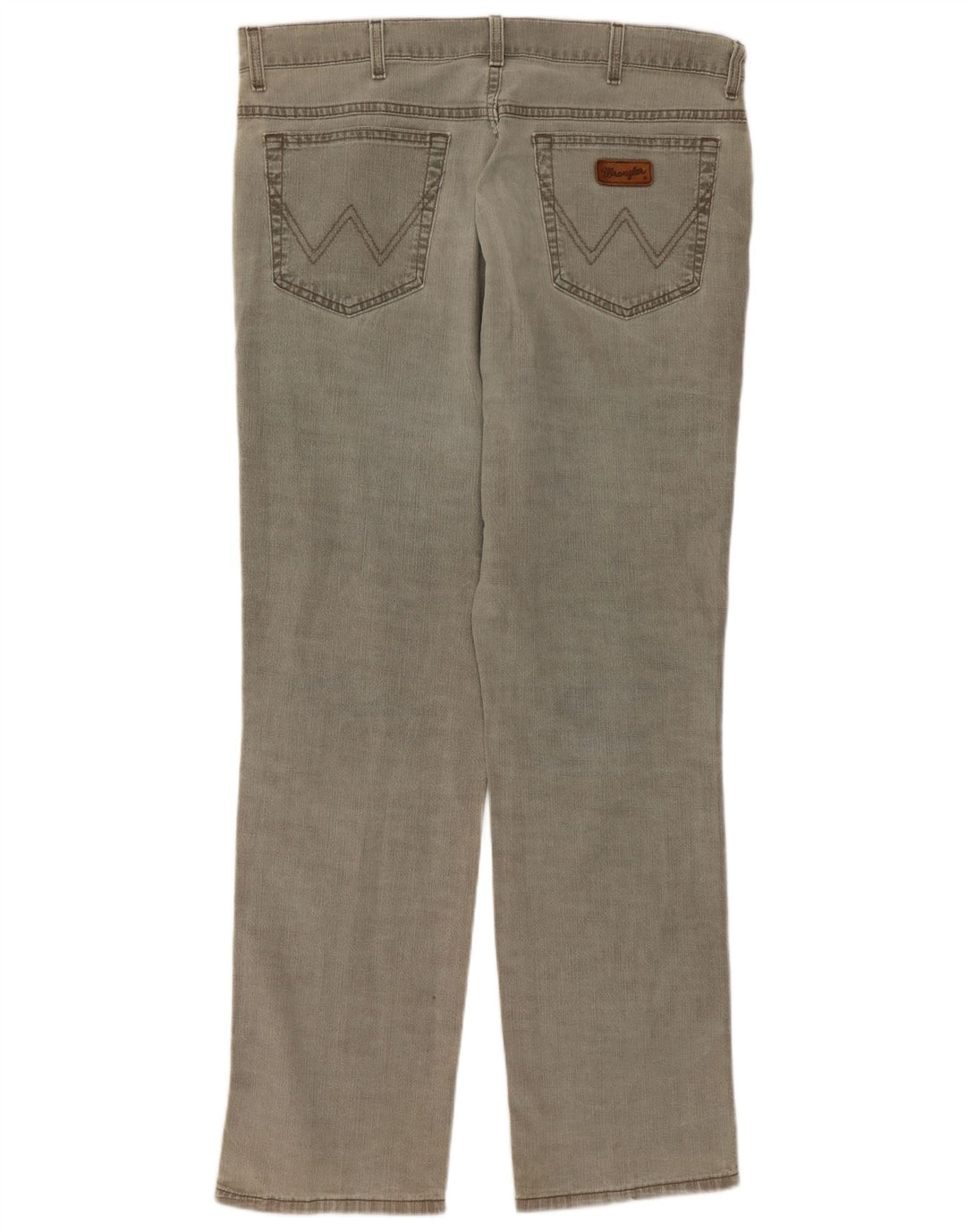 Wrangler Masculino Texas Stretch Straight Jeans W36 L32 Algodão Cinza